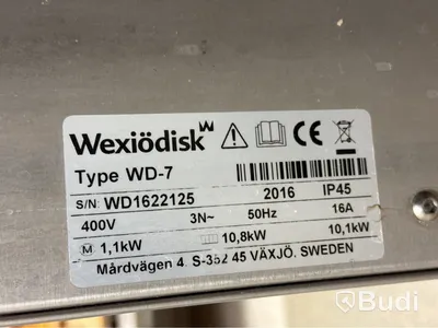 Backdiskmaskin Wexiödisk WD-7 | 2016