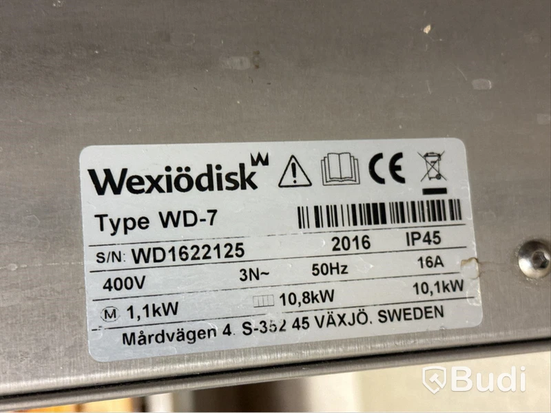 Backdiskmaskin Wexiödisk WD-7 | 2016