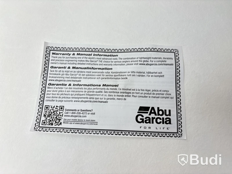 Fiskerulle Abu Garcia Revo4 X-L. Ord. pris inkl. moms: ca 1499 kr.
