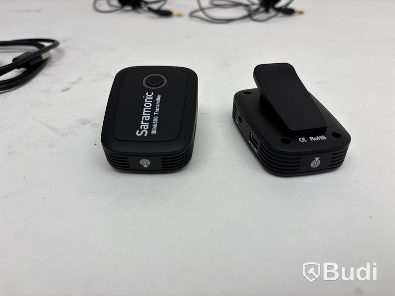 Mikrofon utrustning Røde och Saramonic.