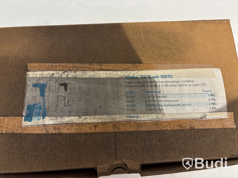 Enhandsreglage Teleflex, 700TS, 172107