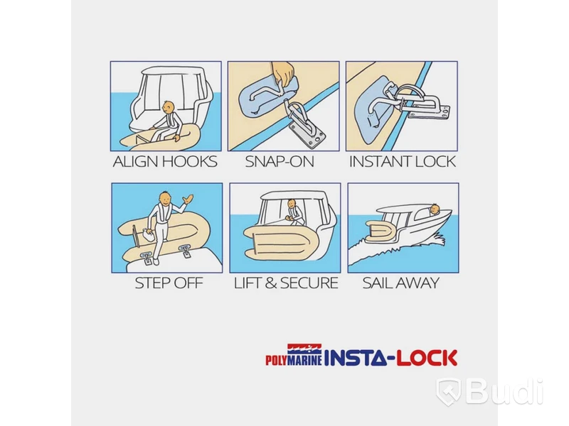 Dävert Polymarine, Insta-Lock Snap Davit Kit