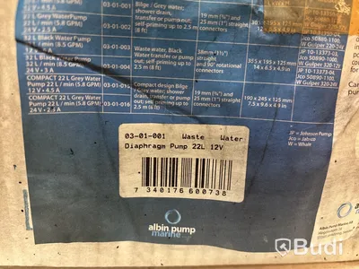 Avfallsvattenpump Albin pump, 03-01-001