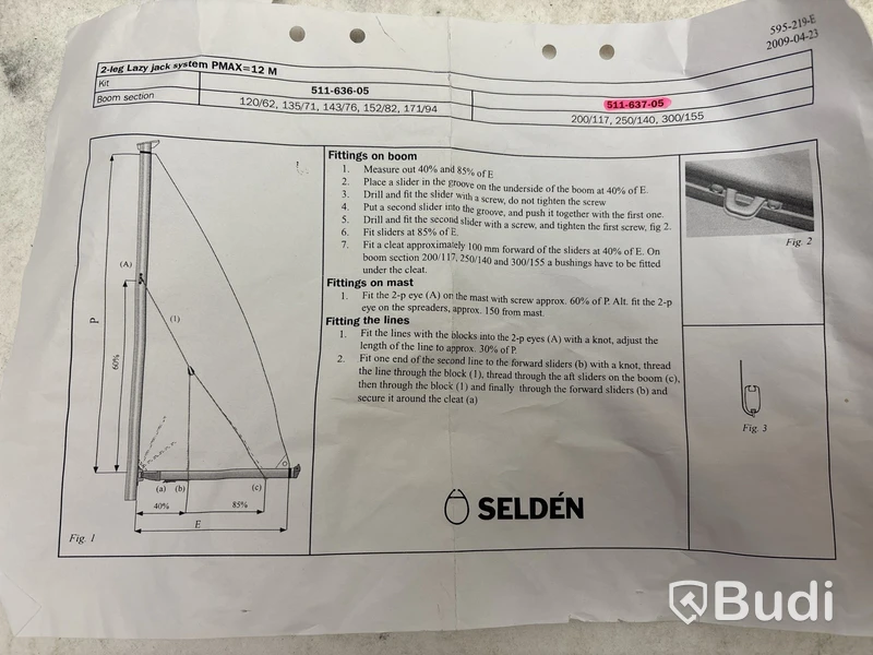 Lazyjacksystem Seldén, 511-637-05