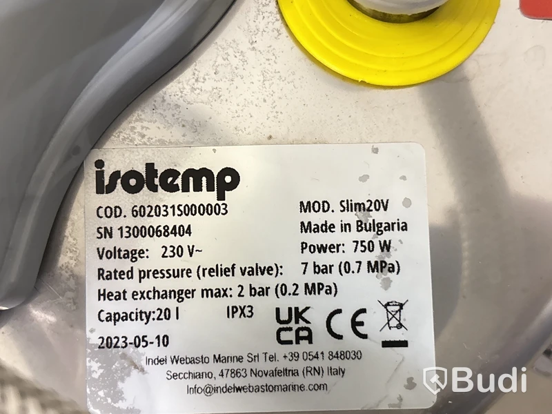Varmvattenberedare Isotemp Slim20V 20L