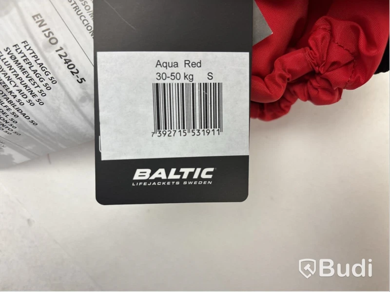 2 st. Flytvästar Baltic, Aqua Red, 30-50 kg.