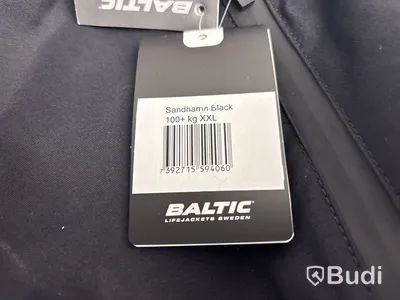 2 st. Flytvästar Baltic, Sandhamn, svart, 100+ kg xxl.