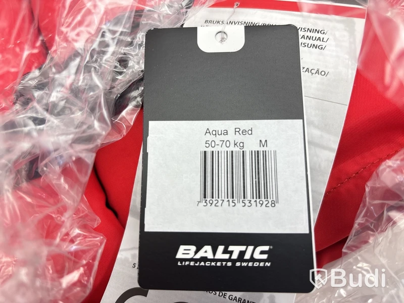 2 st. Flytvästar Baltic, Aqua Red, 50-70 kg.