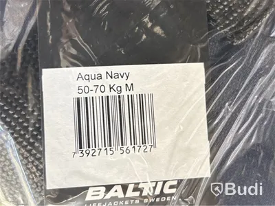 3 st. Flytvästar Baltic, Aqua Navy, 50-70 kg.