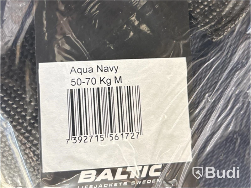 3 st. Flytvästar Baltic, Aqua Navy, 50-70 kg.