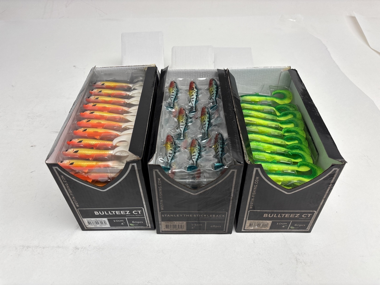 Parti med fiskedrag Westin, Bullteez CT och Stickleback