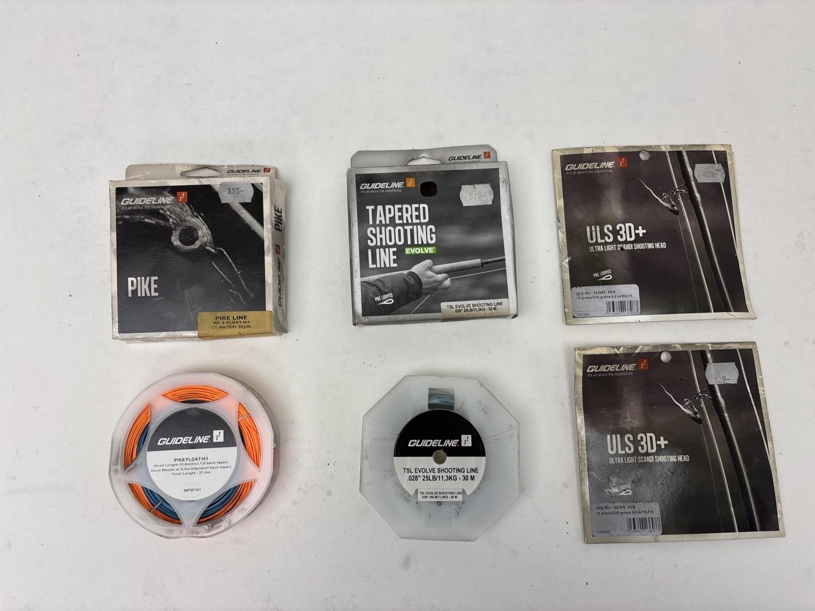 4 st. Fiskelinor Guideline