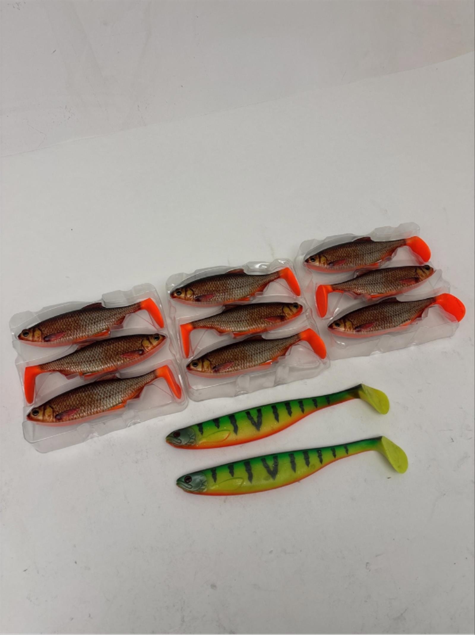 Parti med fiskedrag Westin, Ricky the roach och Shadteez slim v2.