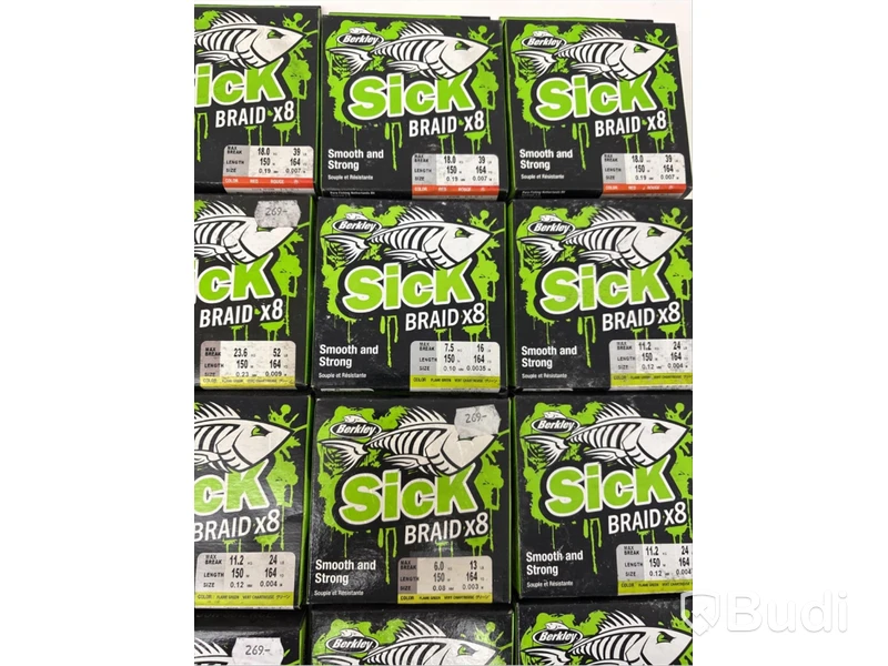Parti med Fiskelinor Berkley, Flame green & Red