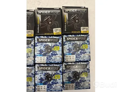 Parti med Fiskelinor Spider Wire