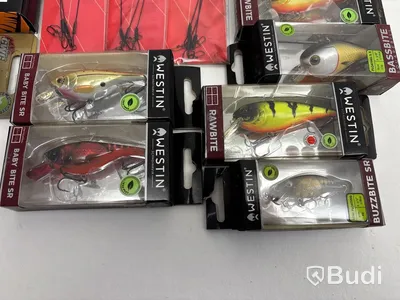 Parti med fiskedrag och tafsar