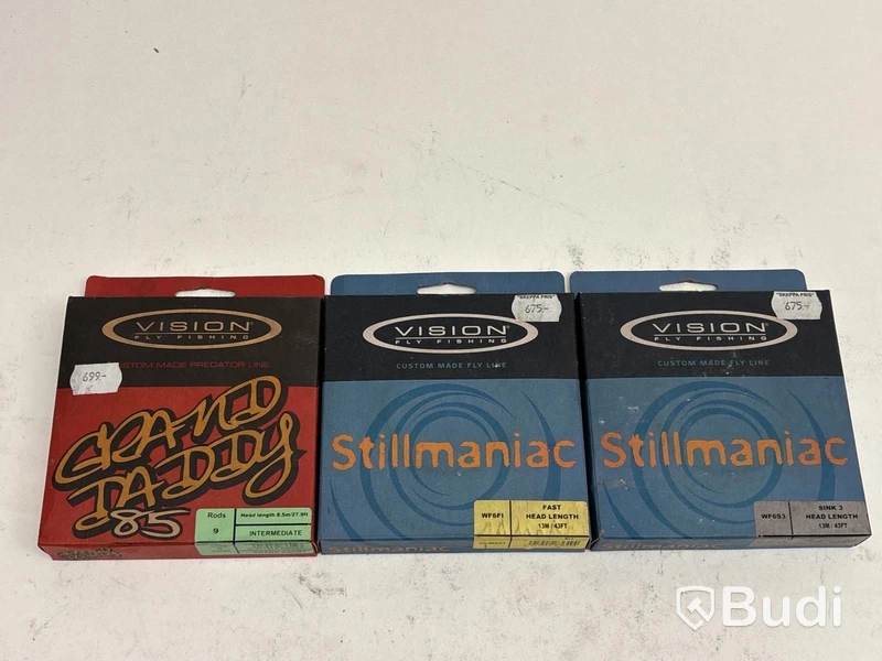 3 st. Paket fiskelinor