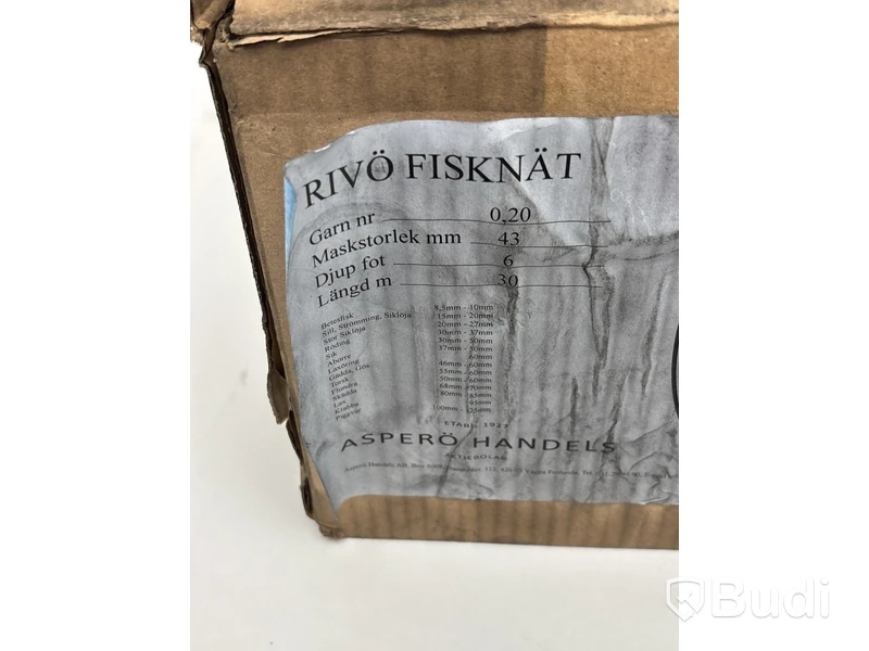 2 st. Fiskenät Asperö Handels