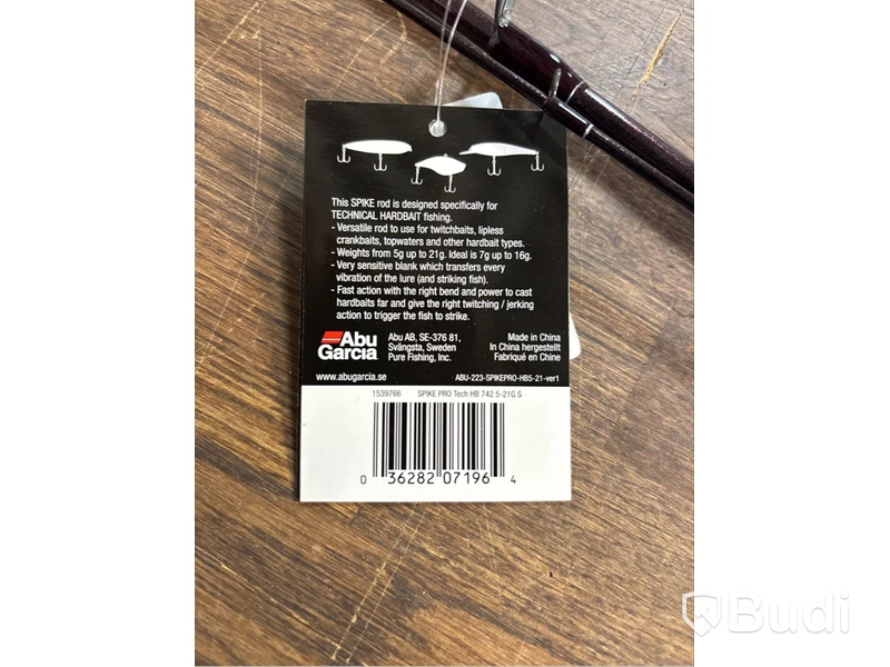 Fiskespö Abu Garcia Spike Pro Tech HB 742. Ord. pris inkl. moms: ca