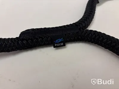 2 st. Förtöjningslina Polyropes, StormX, ø16 mm, 15 m, svart.
