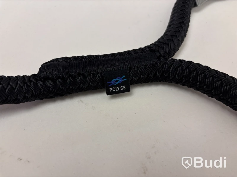 2 st. Förtöjningslina Polyropes, StormX, ø16 mm, 15 m, svart.
