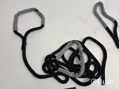 2 st. Förtöjningslina Polyropes, StormX, omkrets 16 mm, 6 m, svart.