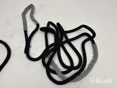 2 st. Förtöjningslina Polyropes, StormX, omkrets 16 mm, 6 m, svart.