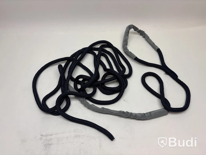 Förtöjningslina Polyropes, StormX, ø16 mm, 10 m, grå.