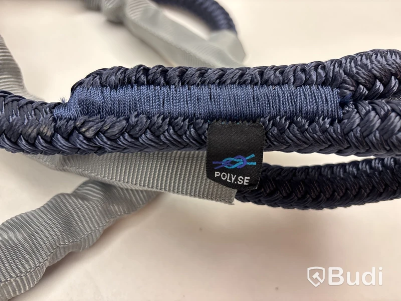 Förtöjningslina Polyropes, StormX, ø16 mm, 10 m, grå.