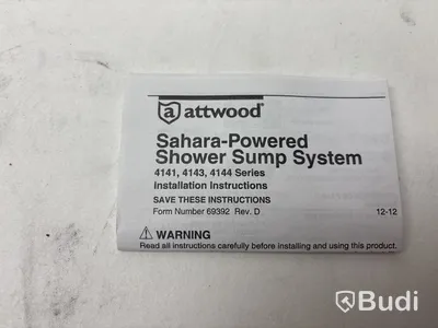 Duschläns för båt Attwood, 4507.