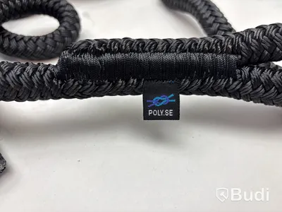 Förtöjningslina Polyropes, StormX, ø16 mm, 15 m, svart.