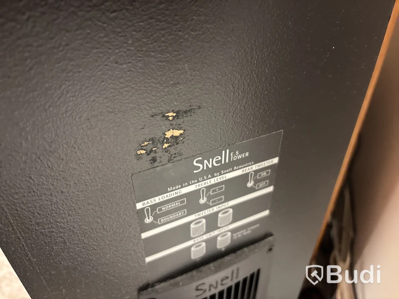 2 st. Högtalare Snell E5 Tower inkl. mottagare Yamaha HTR-2071