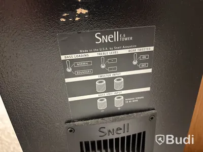 2 st. Högtalare Snell E5 Tower inkl. mottagare Yamaha HTR-2071