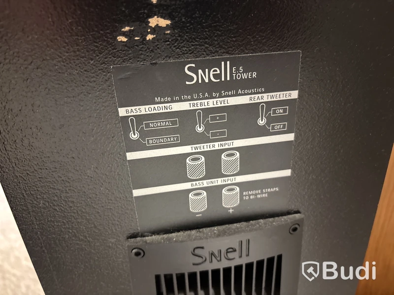 2 st. Högtalare Snell E5 Tower inkl. mottagare Yamaha HTR-2071