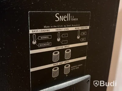 2 st. Högtalare Snell E5 Tower inkl. mottagare Yamaha HTR-2071
