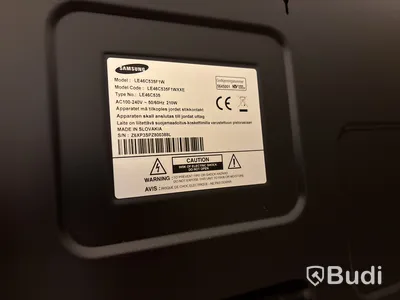 TV Samsung 46 tum, inkl. skåp och högtalare Audio Pro LV2