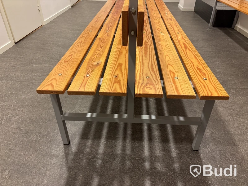 Omklädningsbänk, dubbelsidig