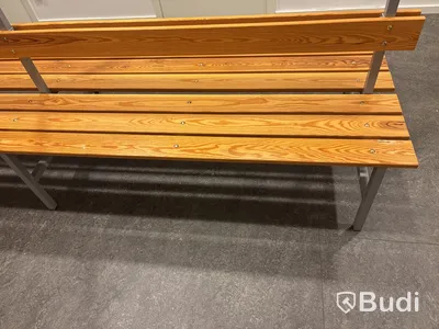 Omklädningsbänk, dubbelsidig