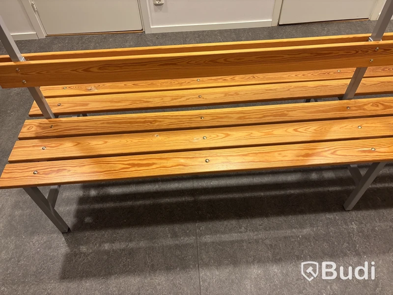Omklädningsbänk, dubbelsidig