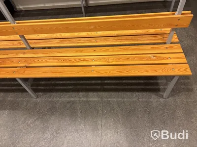 Omklädningsbänk, dubbelsidig