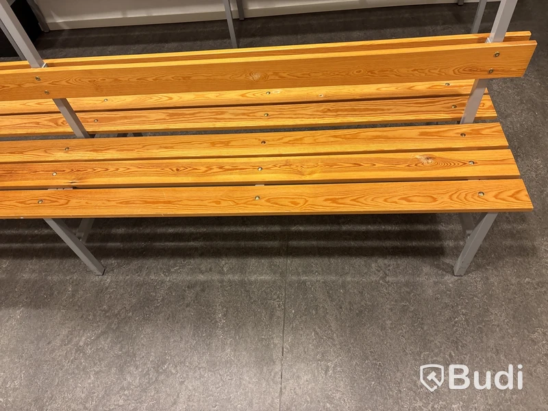 Omklädningsbänk, dubbelsidig