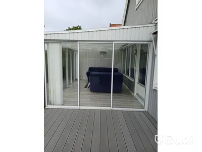 Sliding glass door sections, 3 units. Sold dismantled