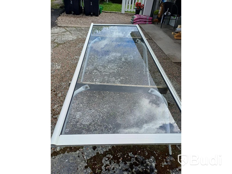 Sliding glass door sections, 3 units. Sold dismantled