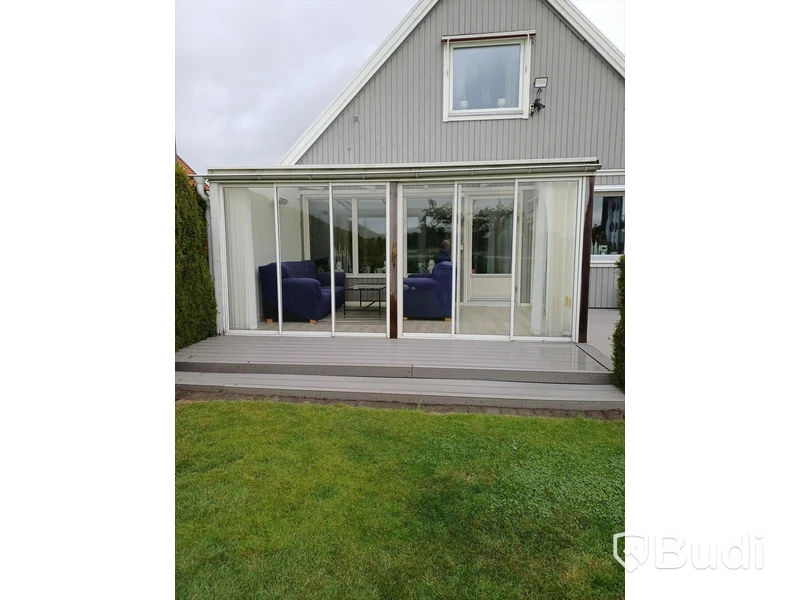 Sliding glass door sections, 3 units. Sold dismantled