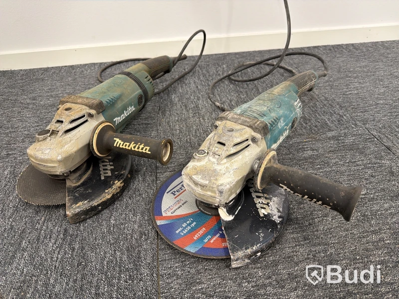 2 st vinkelslip Makita
