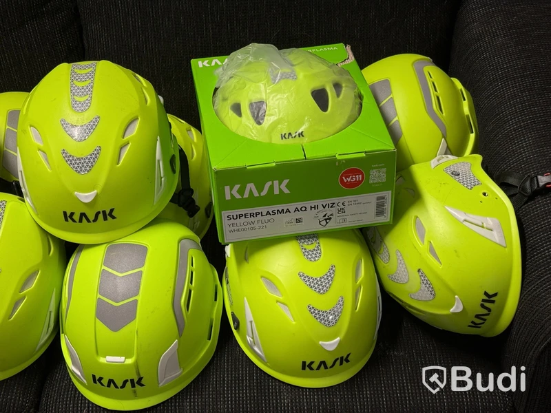 16 st Skyddshjälm Kask Superplasma AQ Hi Viz