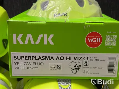 16 st Skyddshjälm Kask Superplasma AQ Hi Viz