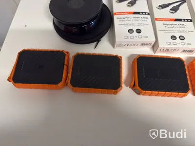 Elektronikparti, blandade tillbehör och nätverksprodukter