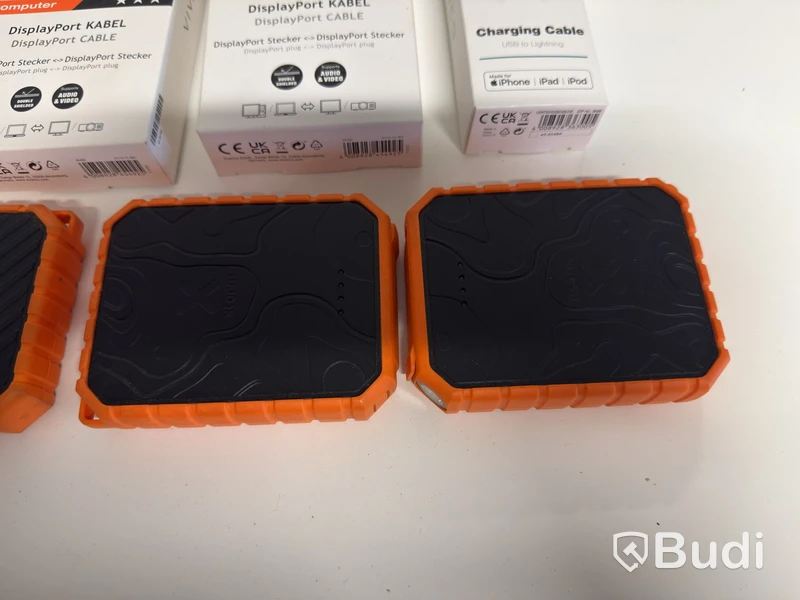 Elektronikparti, blandade tillbehör och nätverksprodukter