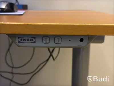 2 office workstations with dual monitors